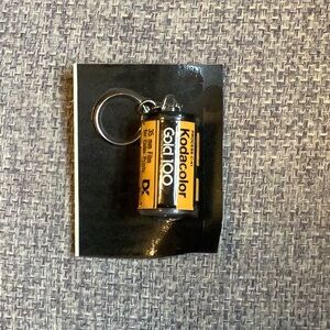 Vintage Kodacolor Gold 100 Film Canister Keychain